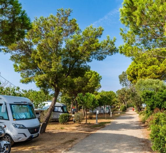 Zelte, Wohnwagen und Wohnmobile Standorte